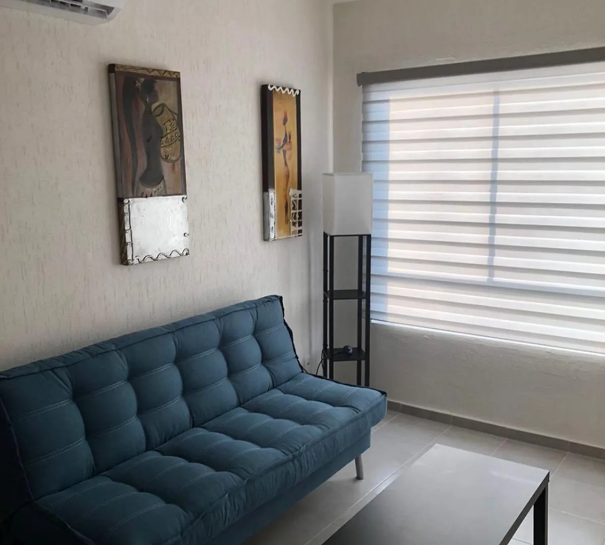 Apartamento Familiar Con Alberca En Playa Del Carmen